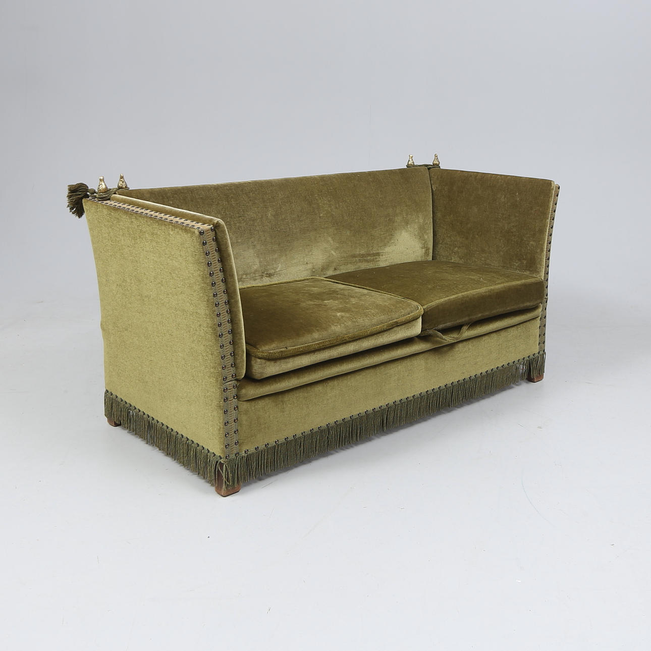 SOFFA, sammet, tapetserarstil, 1900-tal.