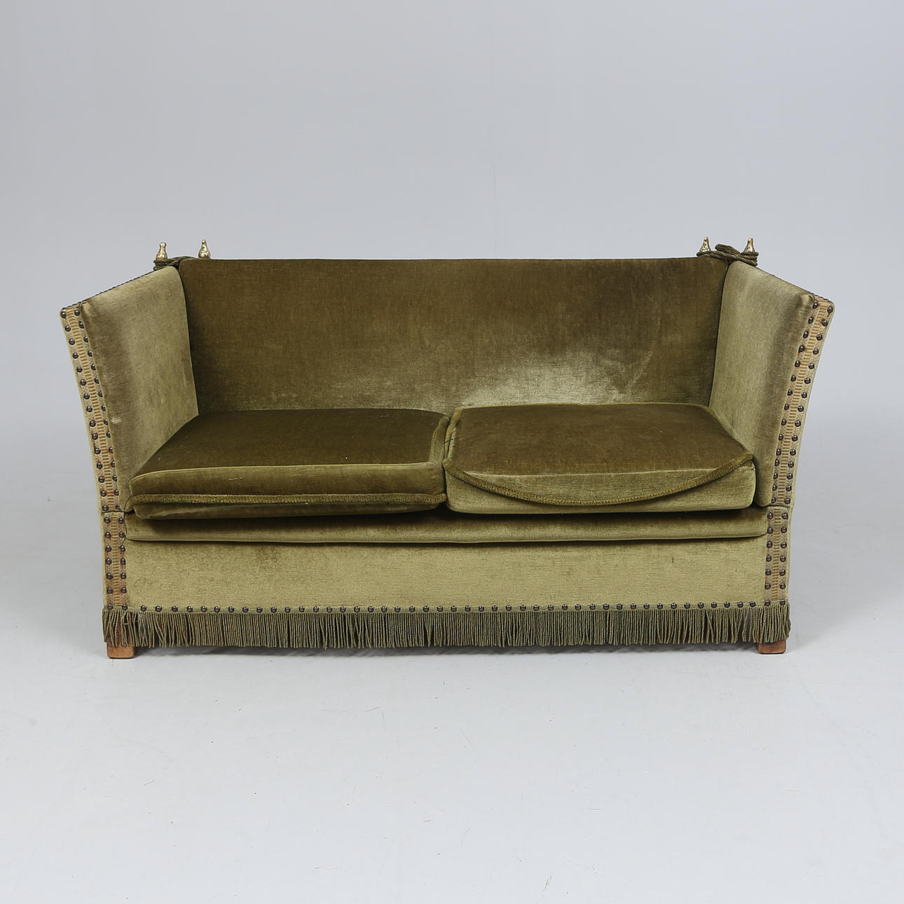 SOFFA, sammet, tapetserarstil, 1900-tal.
