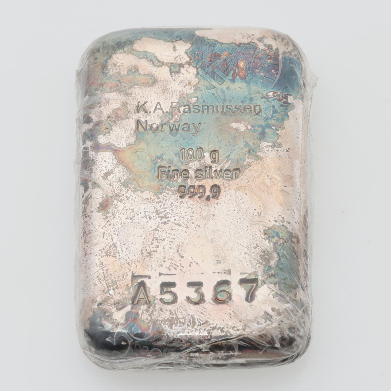 SILBERSTÄNDER, 999,9/Feinsilber, K.A. Rasmussen, Norwegen. Silber ...