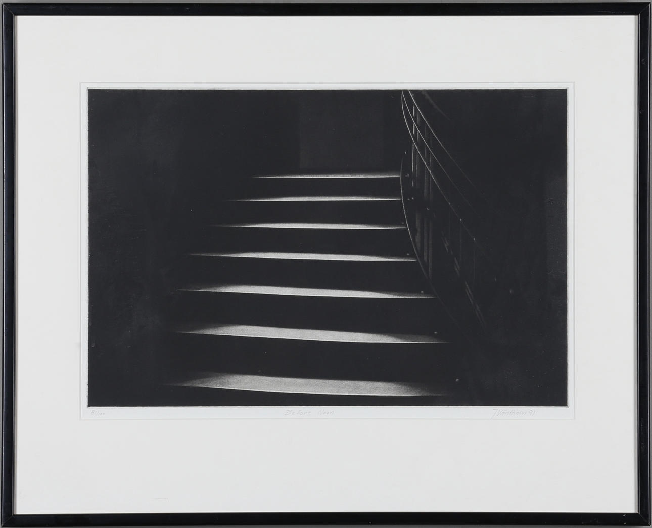 JUKKA VÄNTTINEN. "Before Noon", litografi, signerad samt numrerad 81/100.