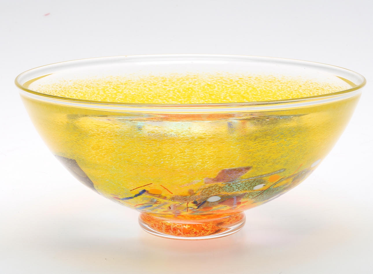 BERTIL VALLIEN. SKÅL, konstglas, 1900-talets slut.