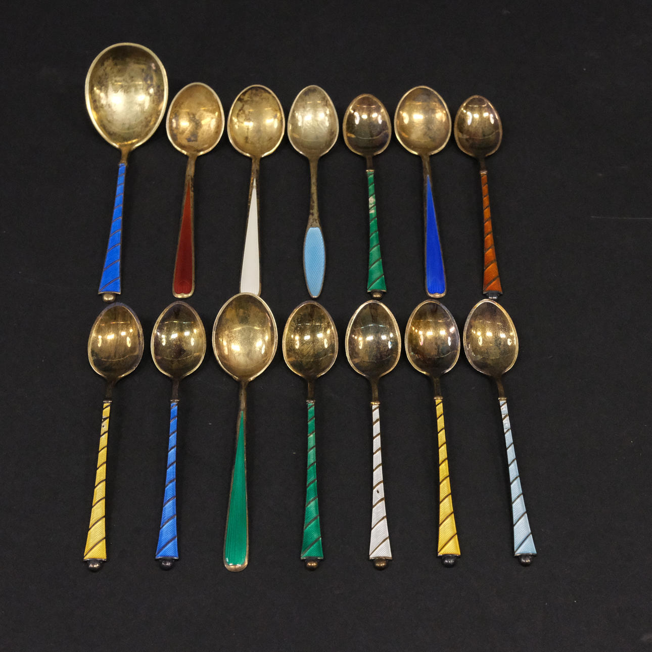 FJORTON SKEDAR, SILVER MED EMALJ, DANMARK. Silver & Metall - Silver ...