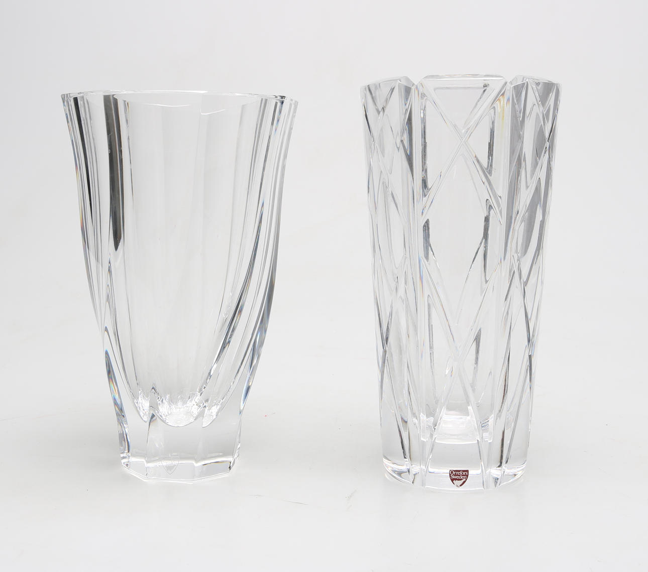 G CYRÉN OCH O ALBERIUS. Vaser 2st Orrefors.