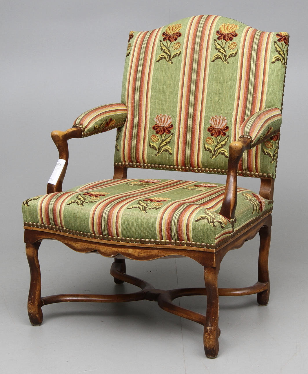 FÅTÖLJ, rokokostil, 1900-talets första hälft.