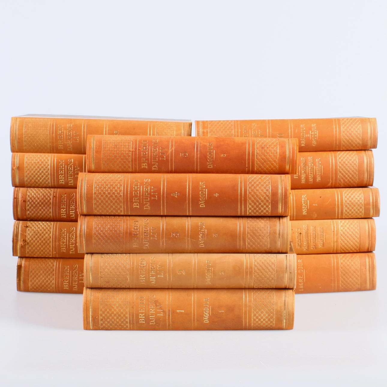 BÖCKER, "Djurens Liv", Vol 1 - 15, Alarik Brehm, 1920.