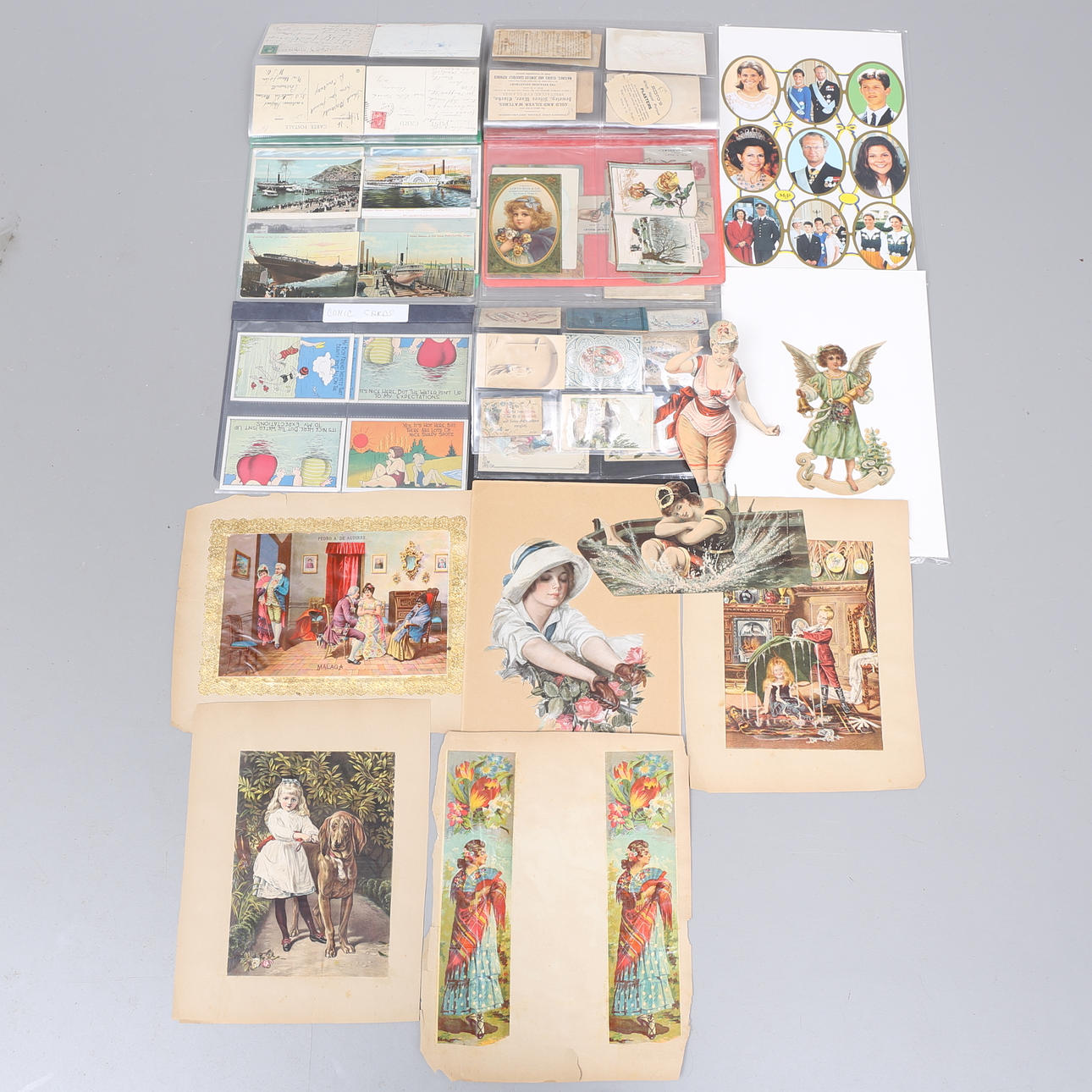 VYKORT, BOKMÄRKEN, 1900-talets första hälft.