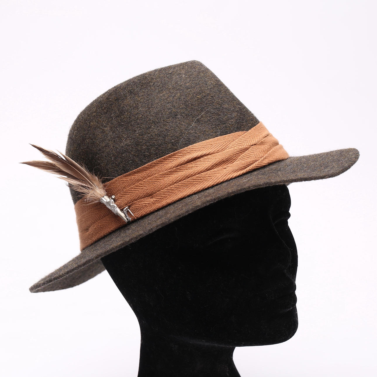 HUNTING HAT, wool felt, John Partridge, England. Vintage & Designer ...