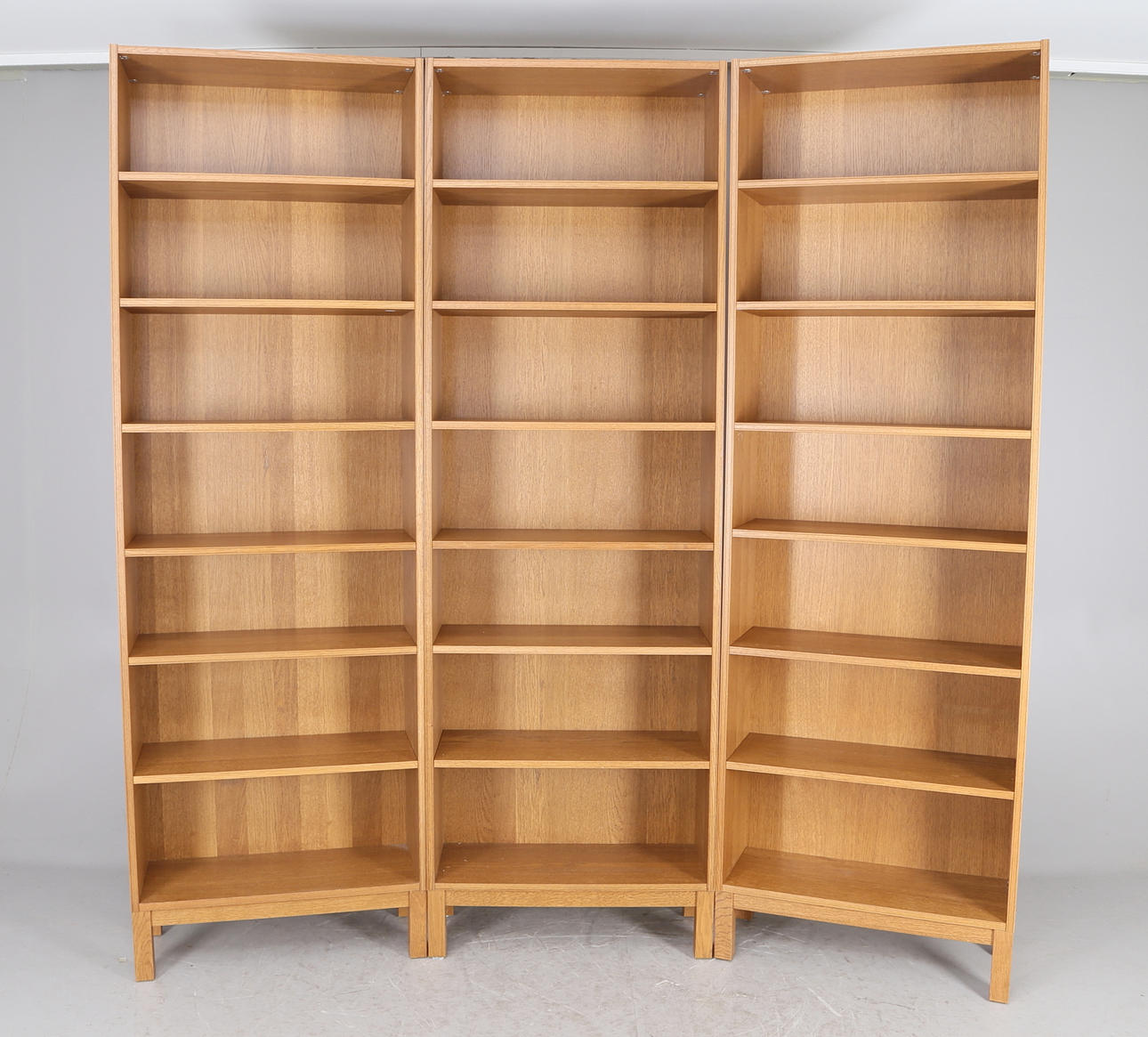 BOKHYLLOR, 3 st "IKEA STOCKHOLM" 1900/2000-tal.