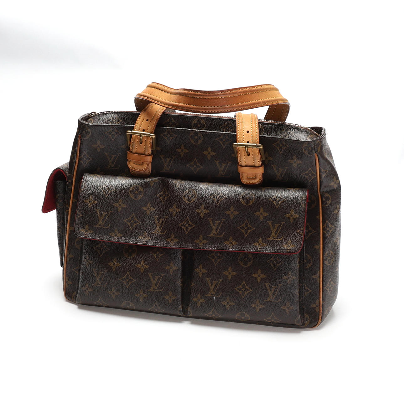 LOUIS VUITTON. Väska, "Multiple Cite", monogram.