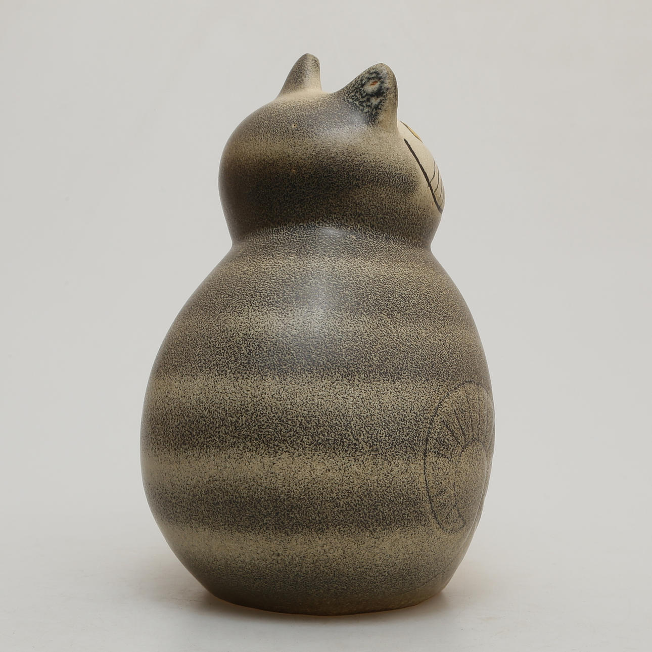 LISA LARSON. CAT “MIA MIDI” STONEWARE, SIGNED LISA L. K-STUDIO