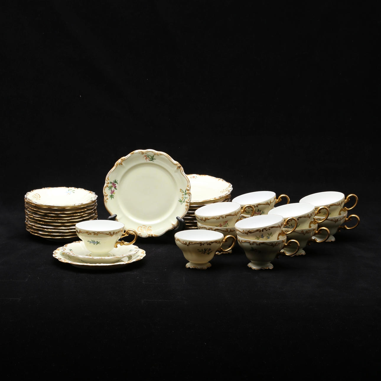 KAFFESERVIS, porslin, 36 delar, Rosenthal, Tyskland.