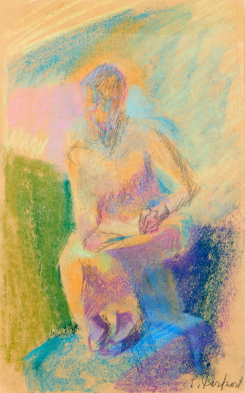 SIRI DERKERT (1888-1973). Seated model.