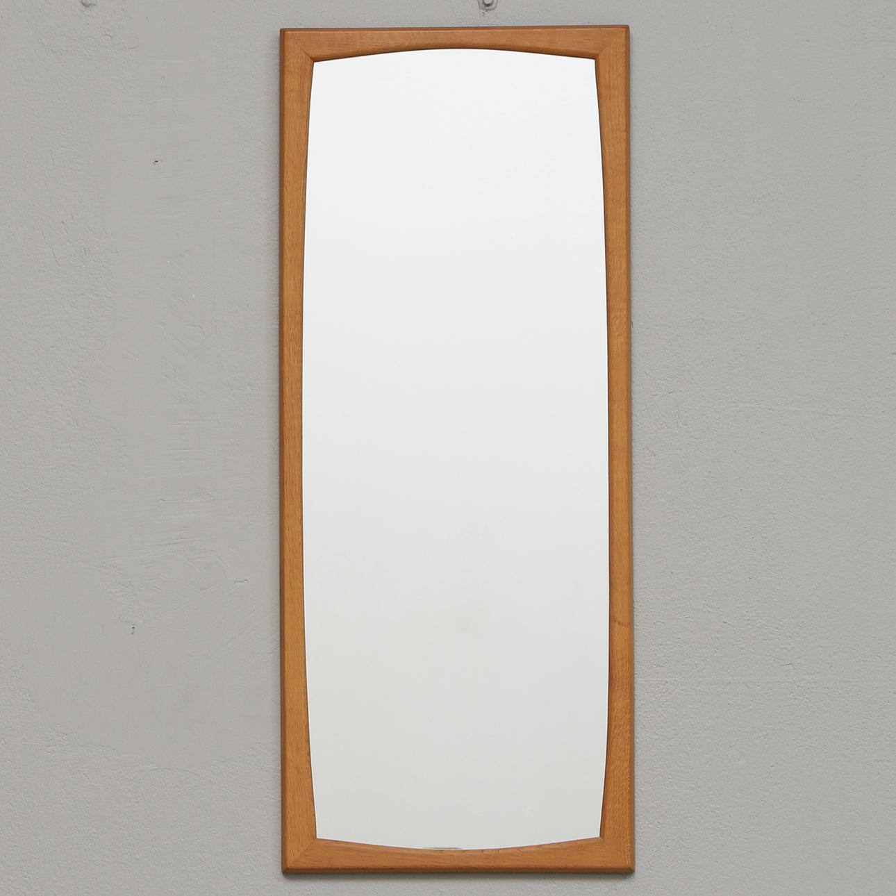 AKSEL OVERGAARD. Mirror, oak, Denmark, stamped, numbered. Mirrors ...