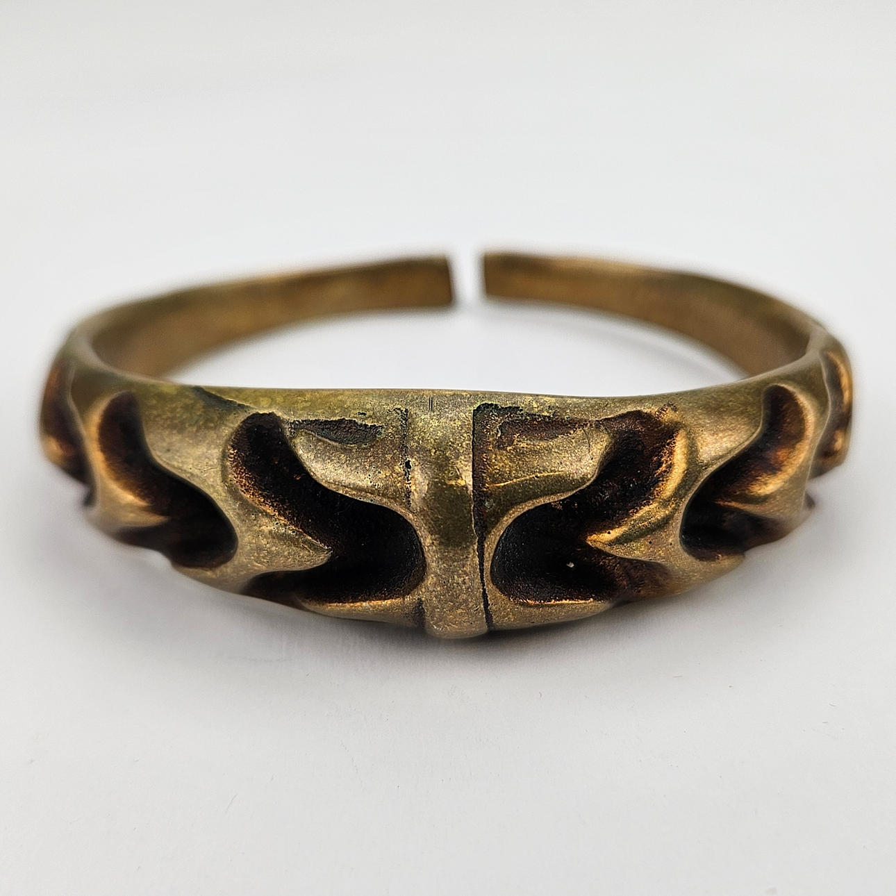 A bronze bracelet, replica of the original from the Viking Age