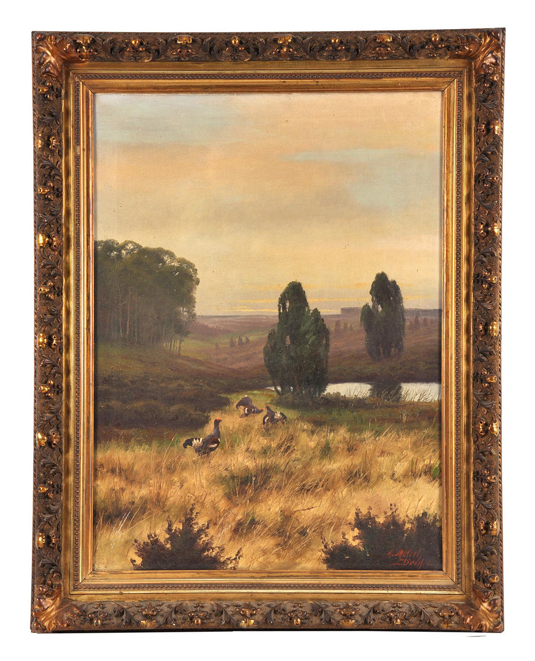 AUGUST MÖTSCH. olja pa duk, run 1910.