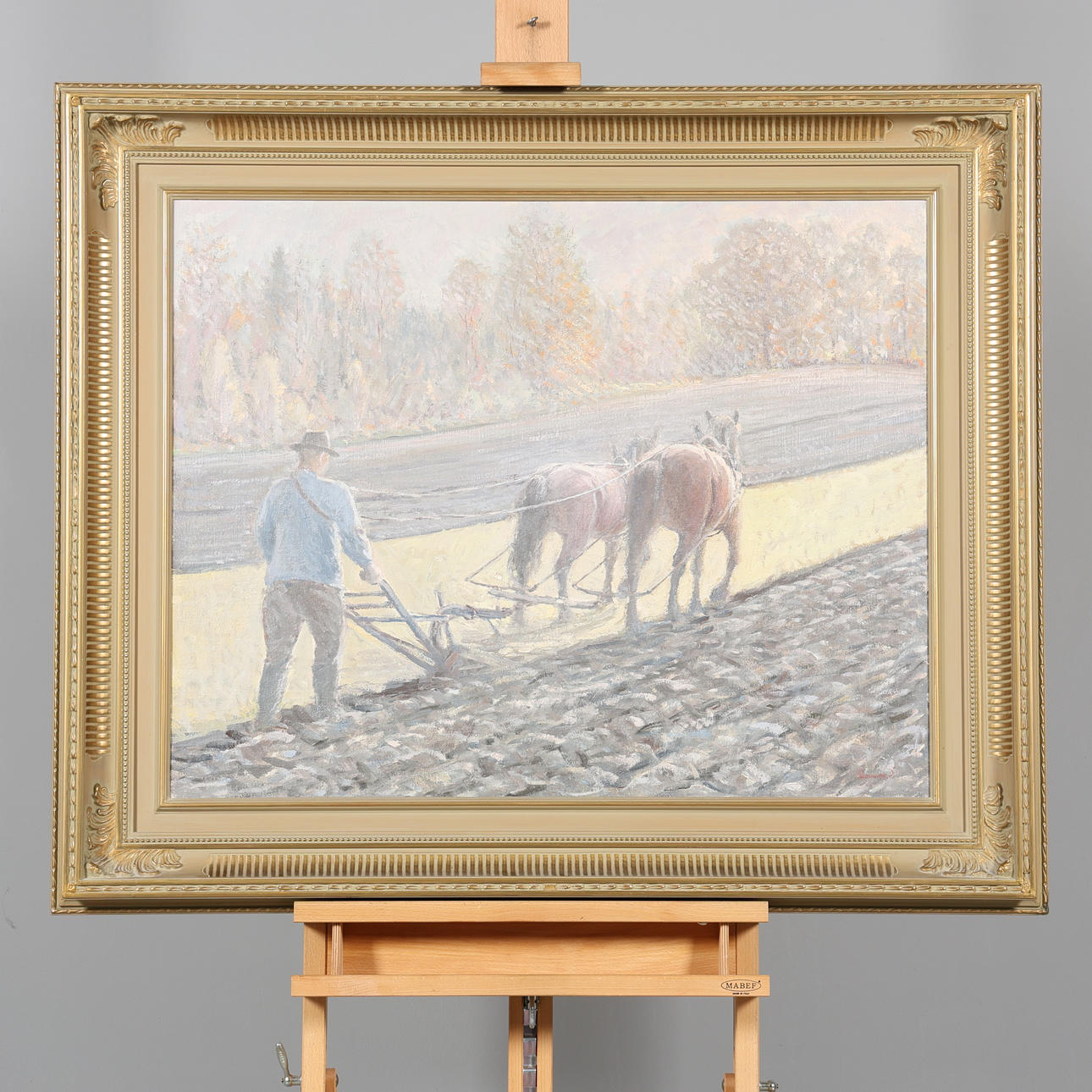 GUNNAR SVENSSON. OIL ON CANVAS, signed.