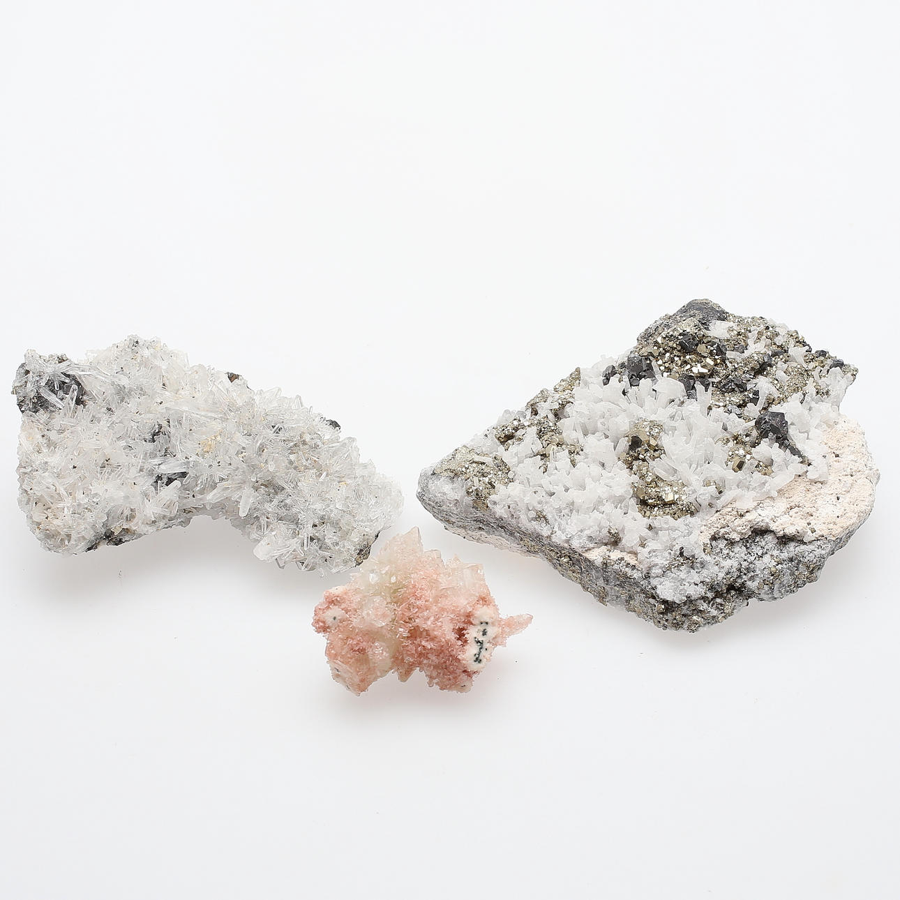 MINERALSTENAR, 3 st, kvarts.