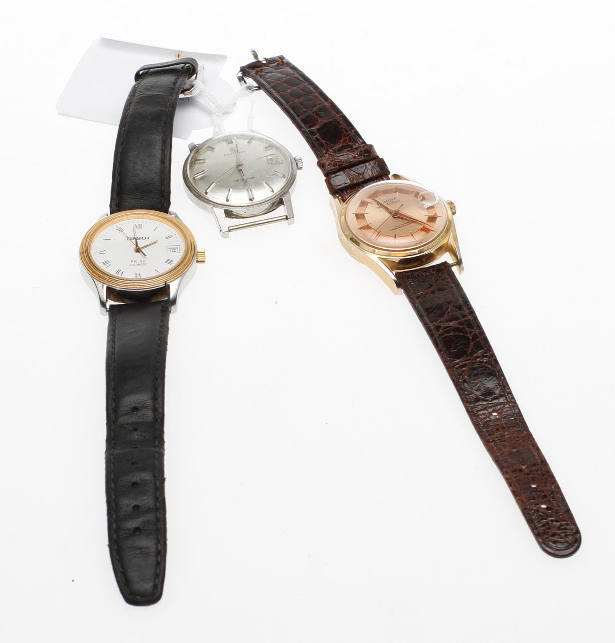 HERRARMBANDSUR, 3st, Tissot, Certina, Romina.