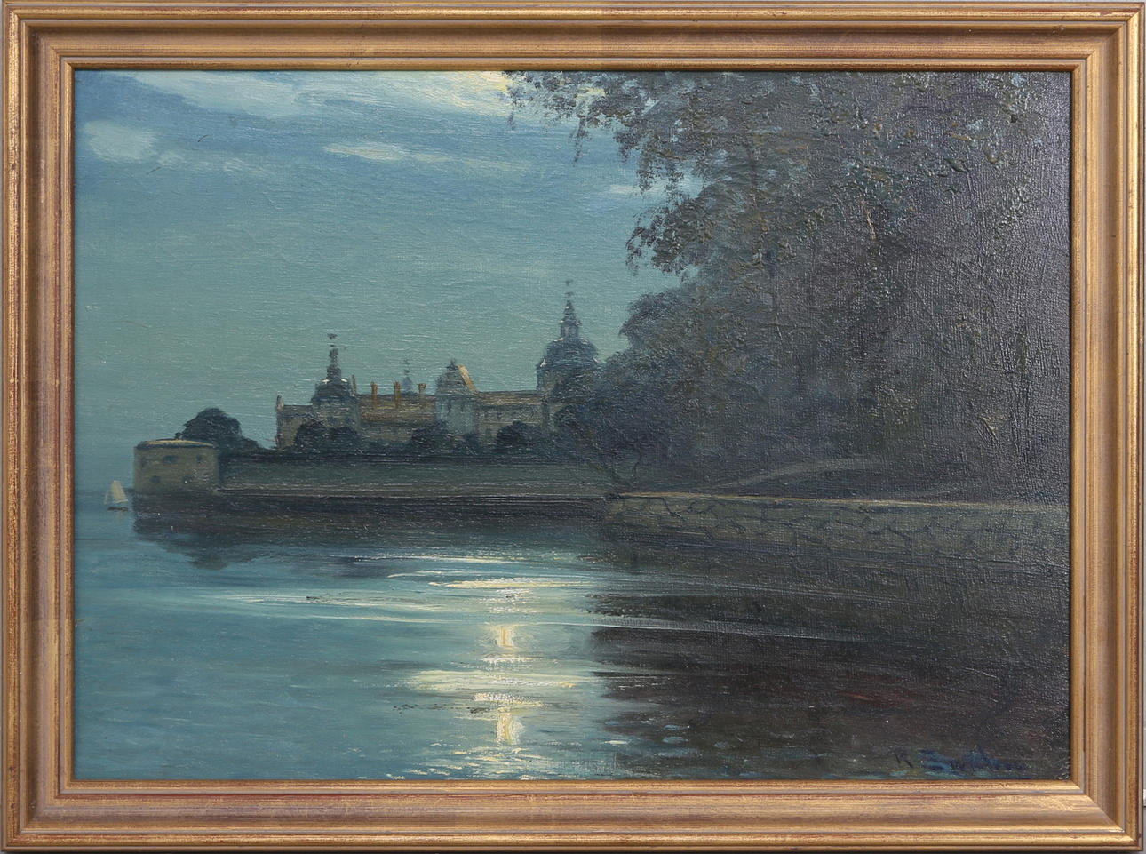 RAGNAR SWAHN. OLJEMÅLNING på duk, signerad, 1900-talets första hälft.