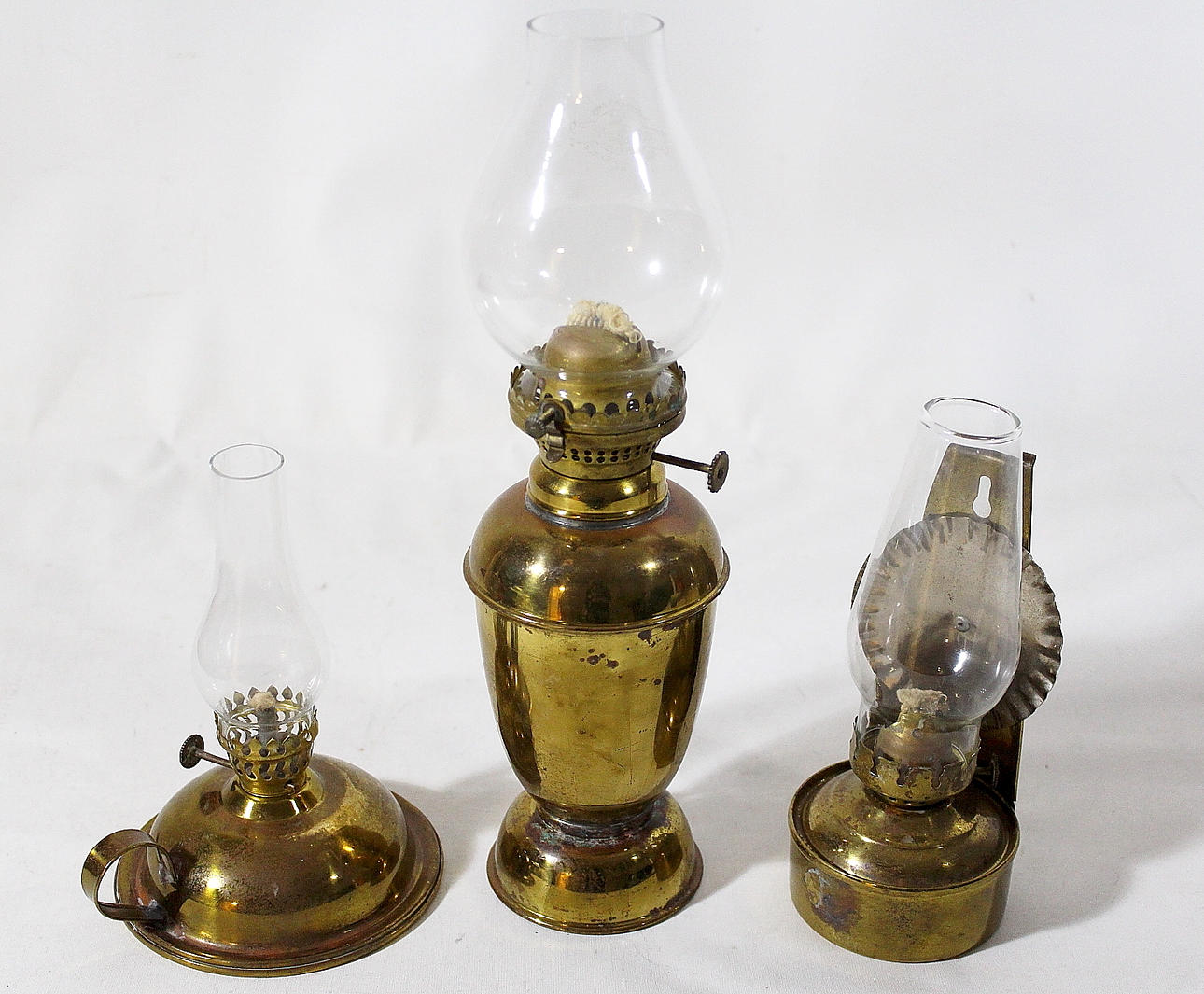 FOTOGENLAMPOR, 3 st, mässing.