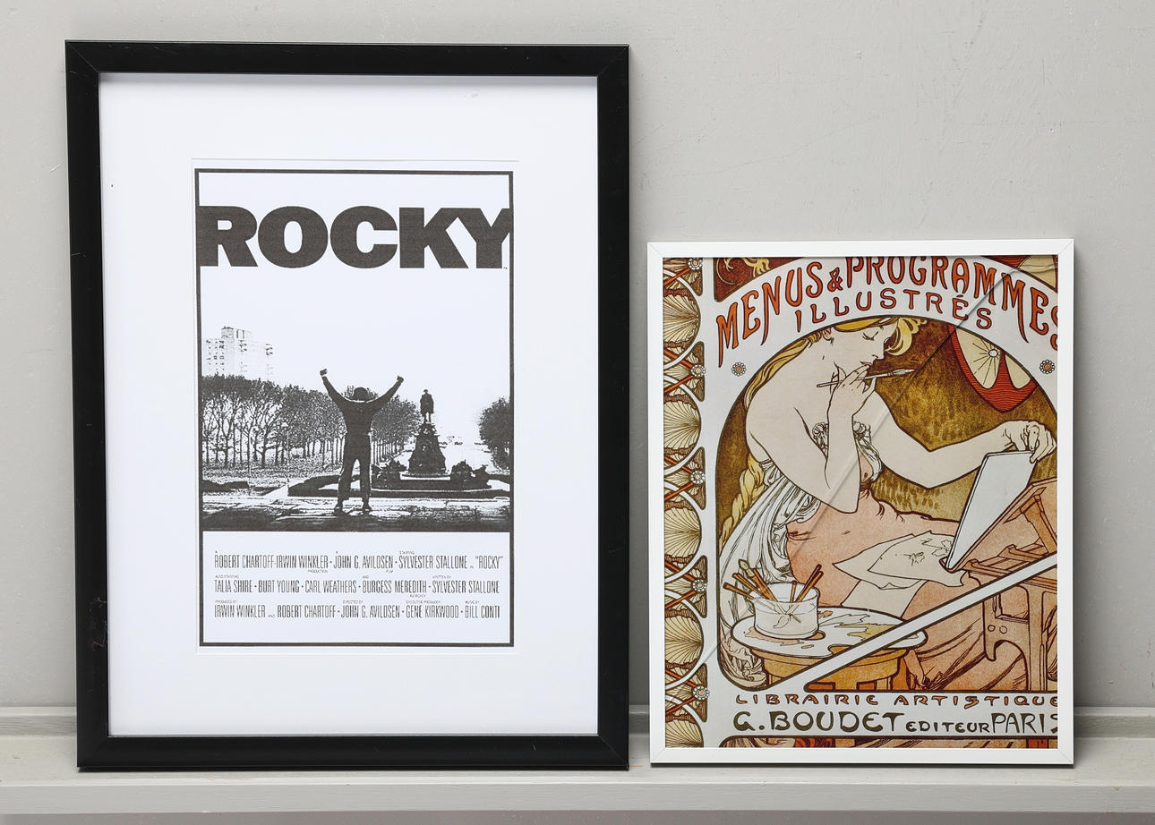 2 PAINTINGS, print/print.