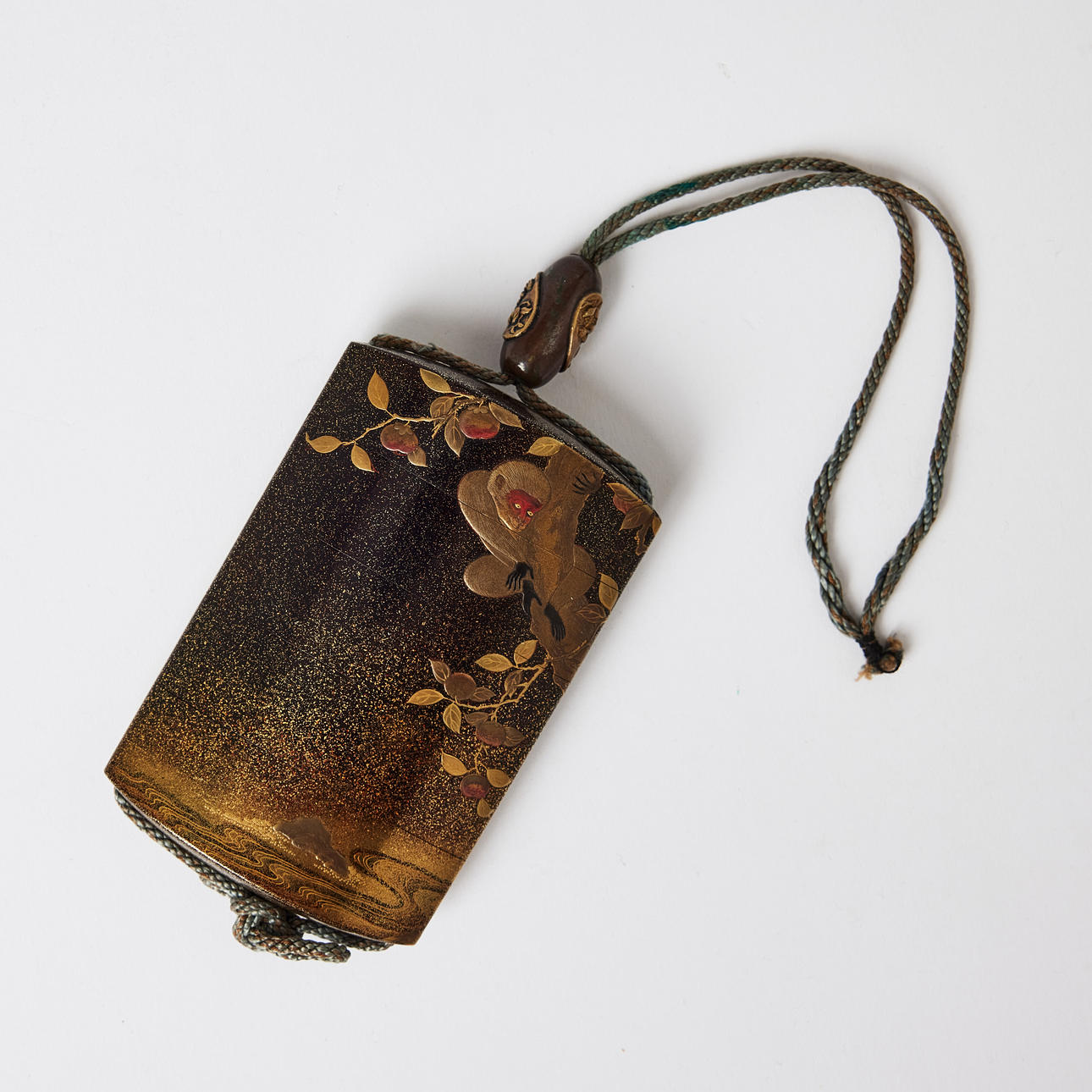 1221. A Japanese Four-Case Lacquer Inro