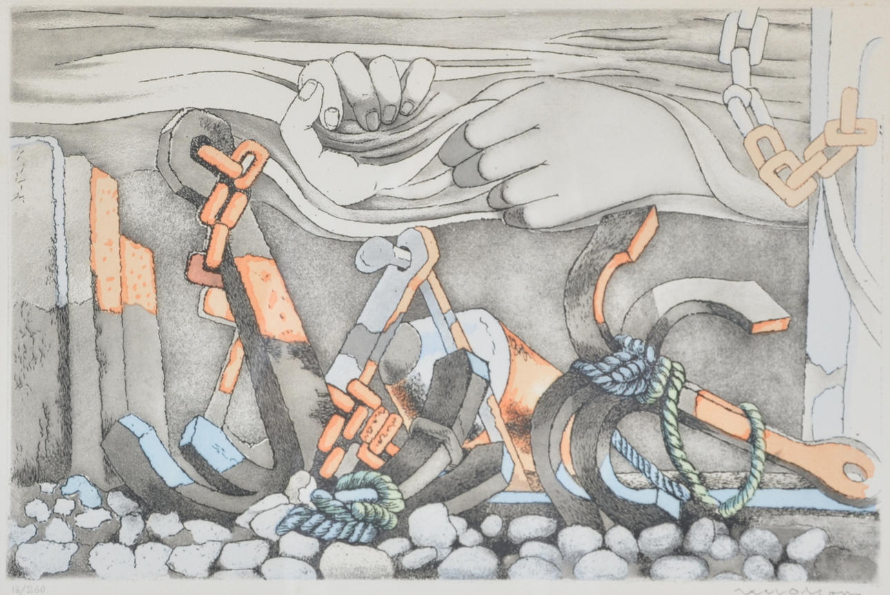 AXEL OLSON. Färgetsning.