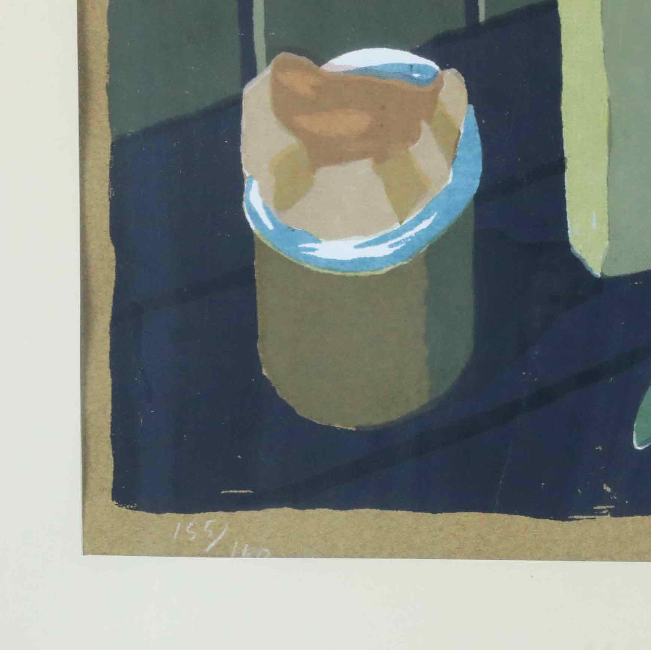 LARS NORRMAN. Lithograph in colour, “Dorande Inuit”, signed