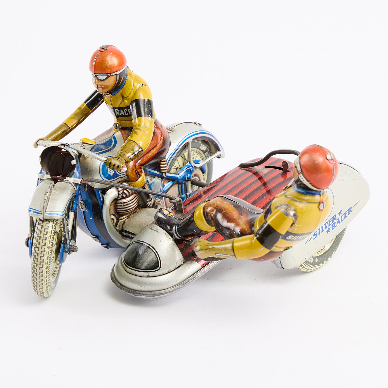 TIPP & CO TCO-59 Silver Racer, Germany, motorcycle with sidecar. Toys ...