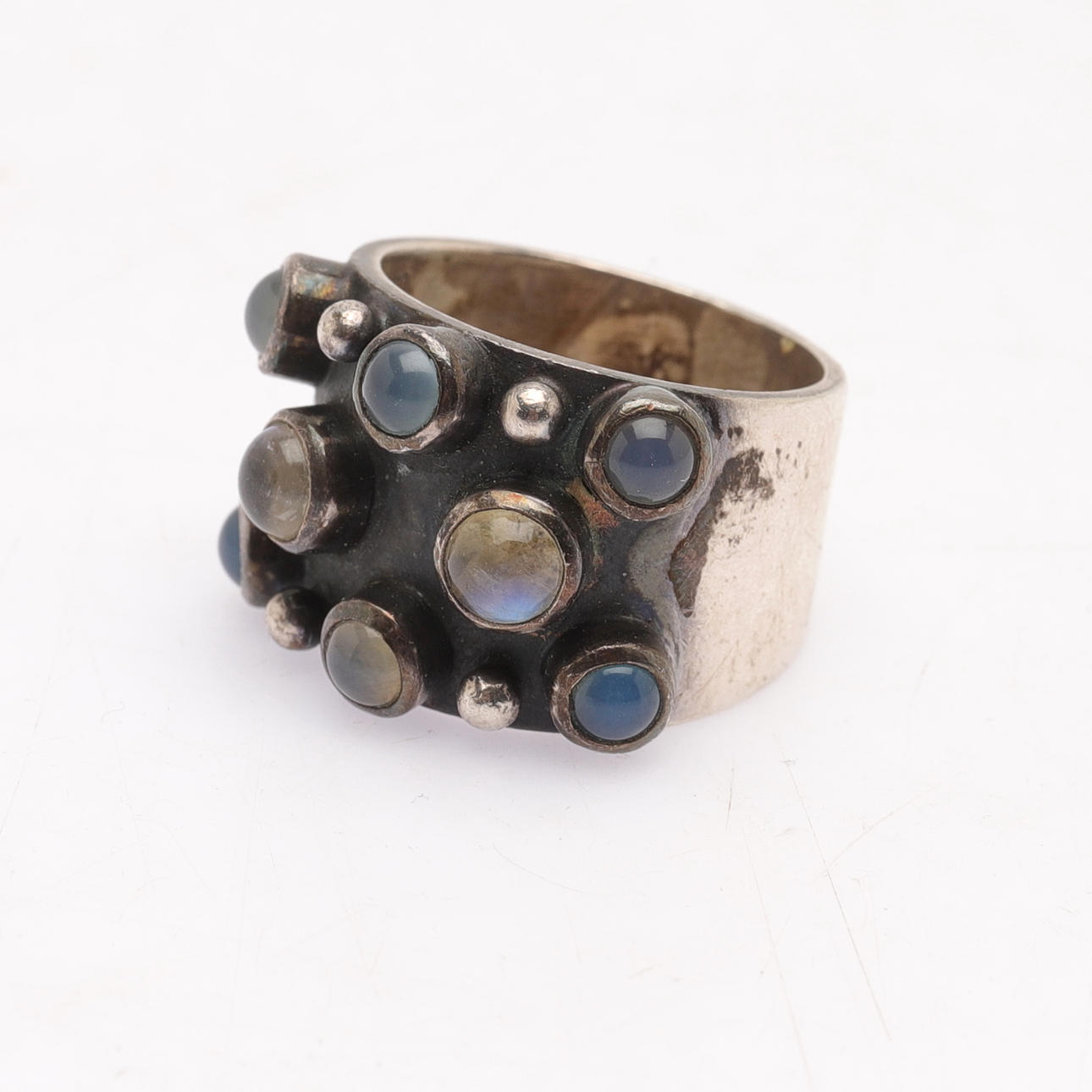 RING, silver with pearls, Moment 23.