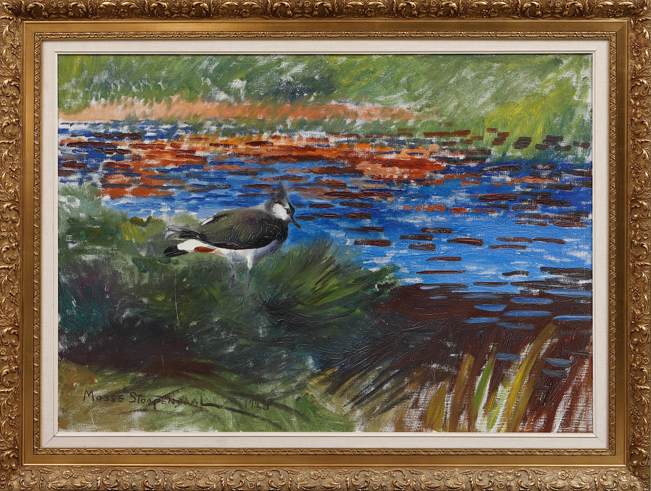 MOSSE STOOPENDAAL. “Vipa”, oil on canvas, signed and dated 1925.