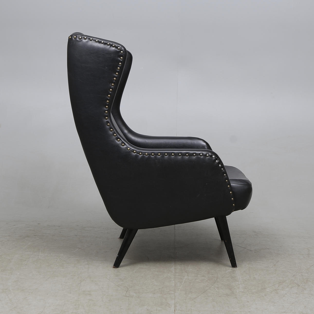 FÅTÖLJ, sk öronlappsfåtölj, Duxello, 1960/70-tal.