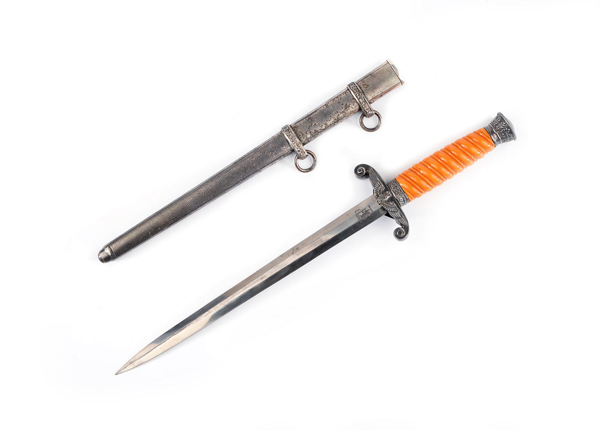 EICKHORN SOLINGEN. Wehrmacht armé dolk för officerare Orange.