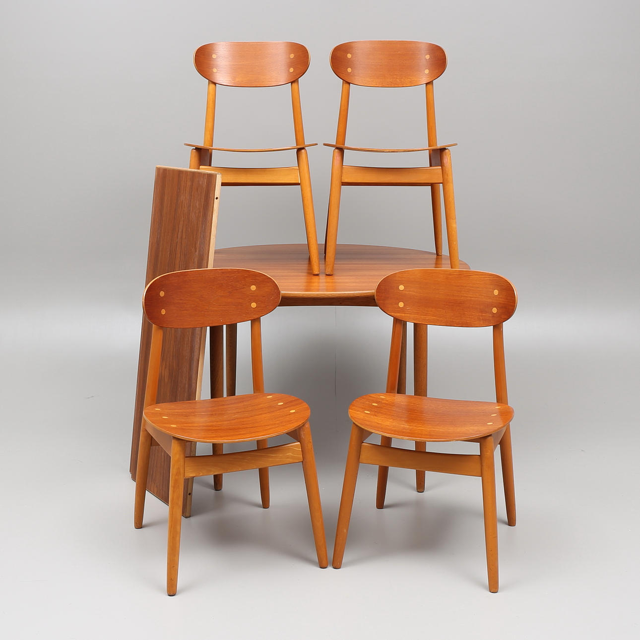 MATSALSMÖBEL, 5 delar, Hagafors, Bra Bohag, 1900-talets mitt.