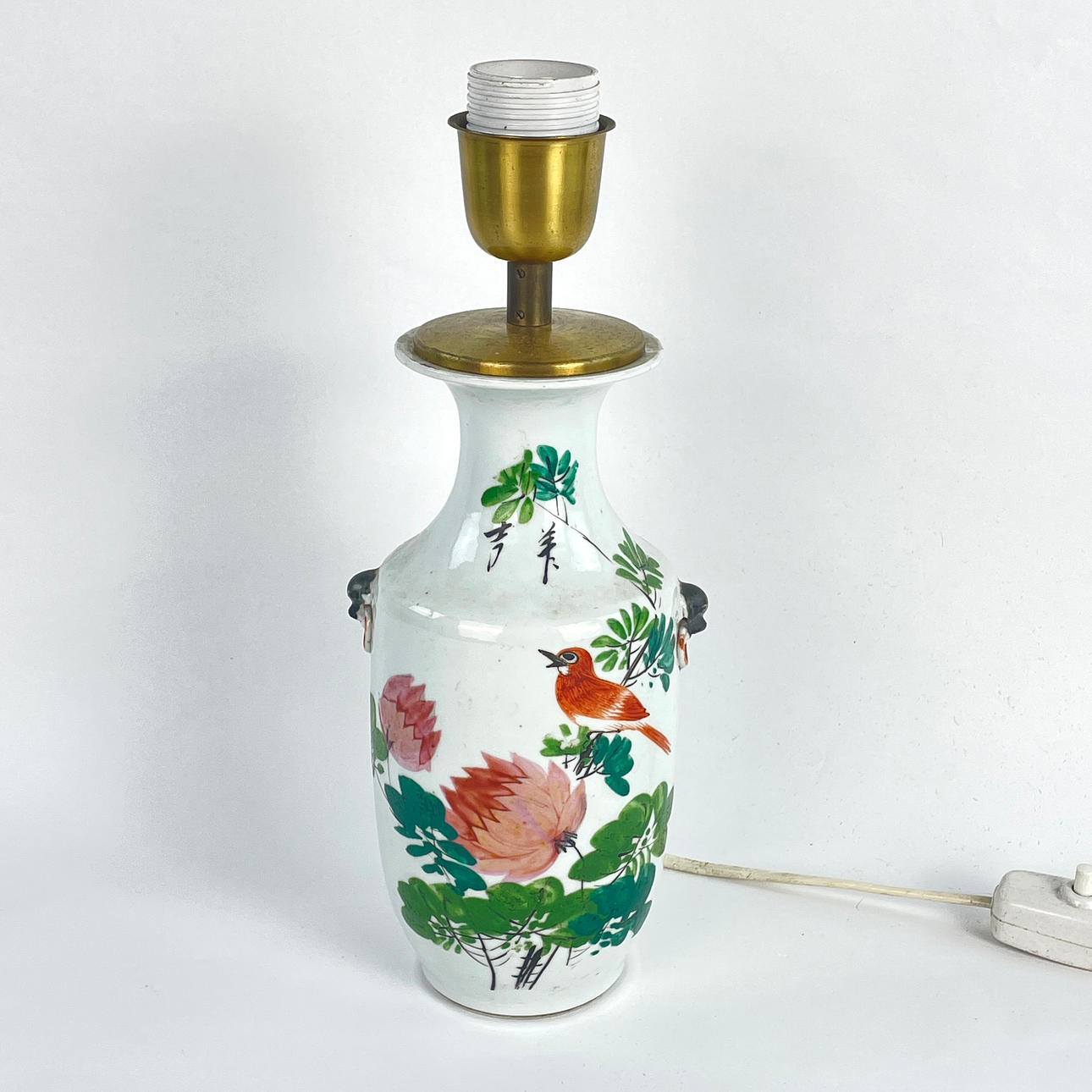 BORDSLAMPA, porslin, Kina.