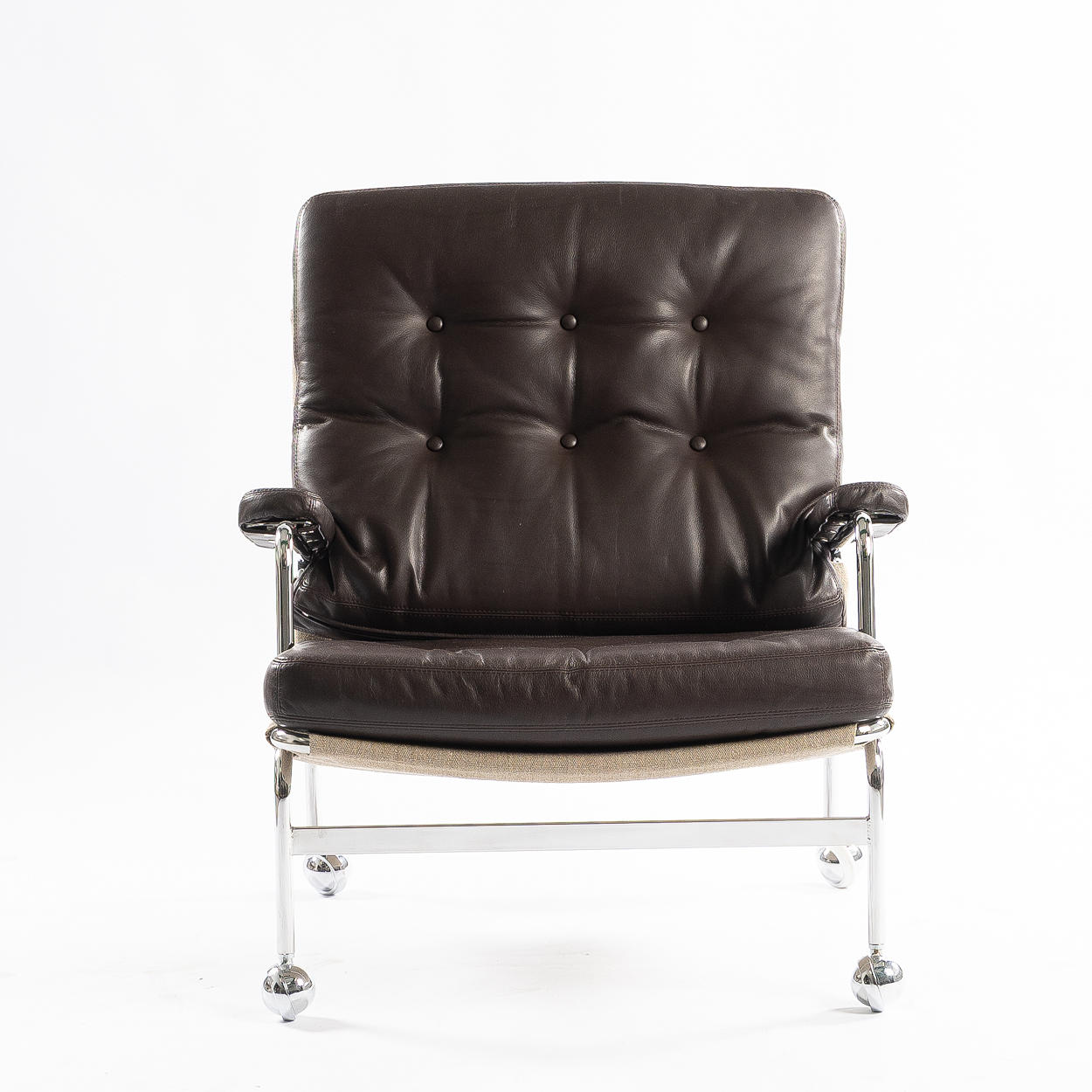 BRUNO MATHSSON. Fåtölj, "Karin", Dux, formgiven 1969, samtida.