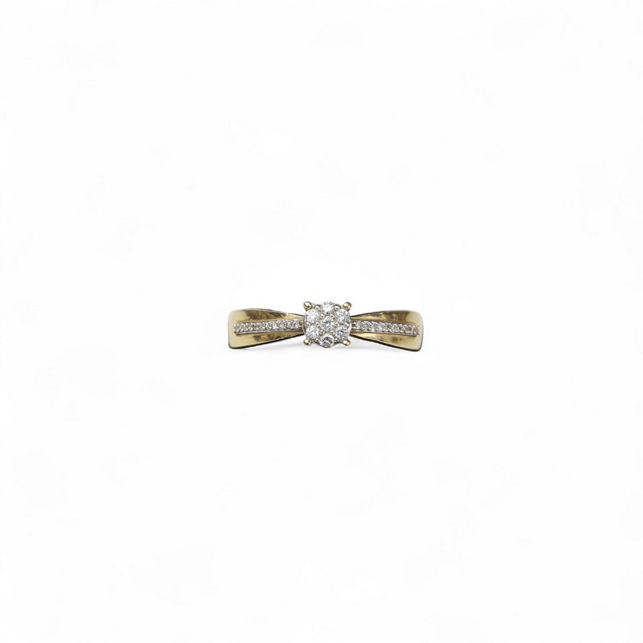 RING WITH 29 DIAMONDS, 18k gold.