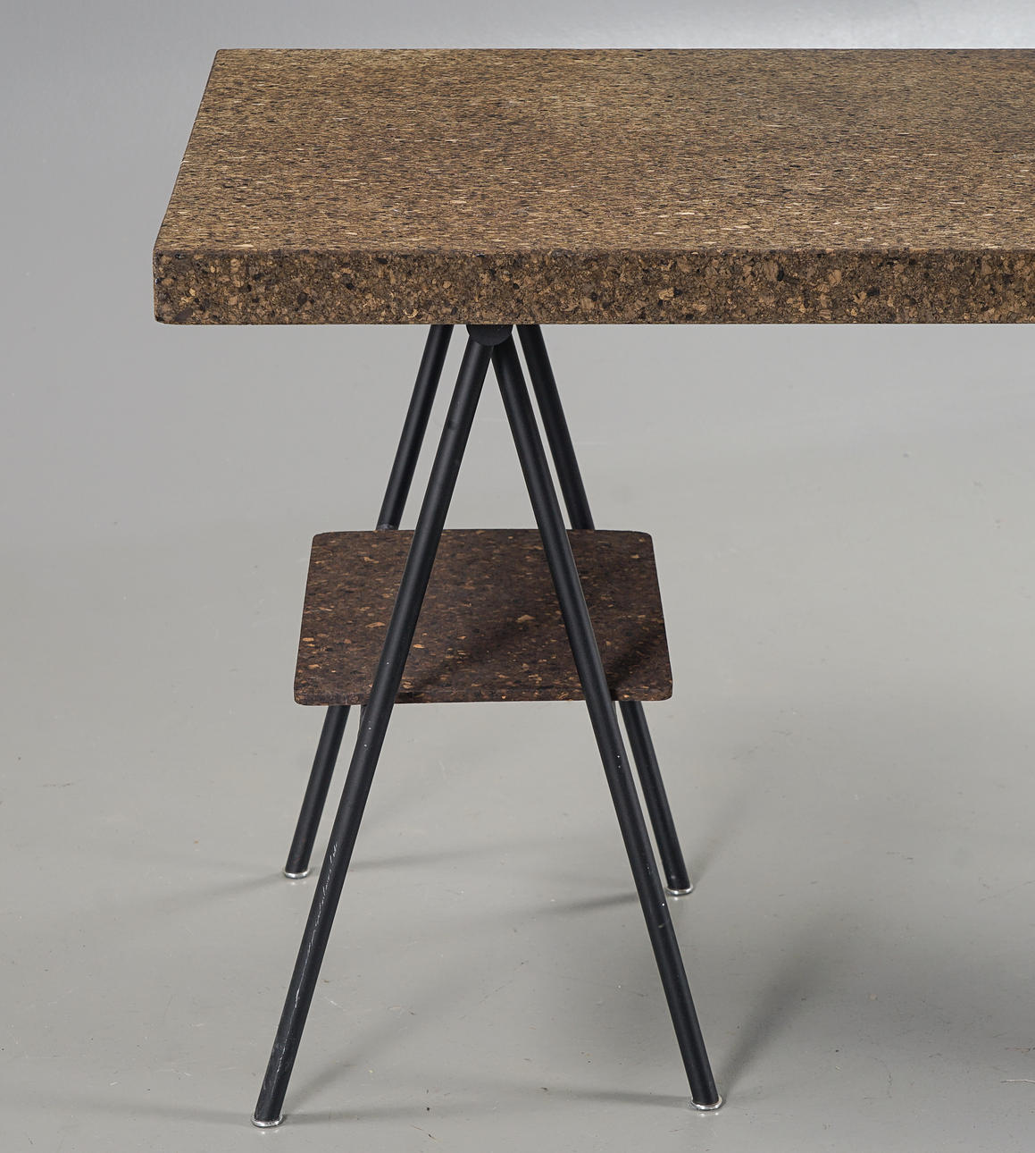 ILSE CRAWFORD. Desk “Sinnerlig” Cork & metal, Ikea, 21st century