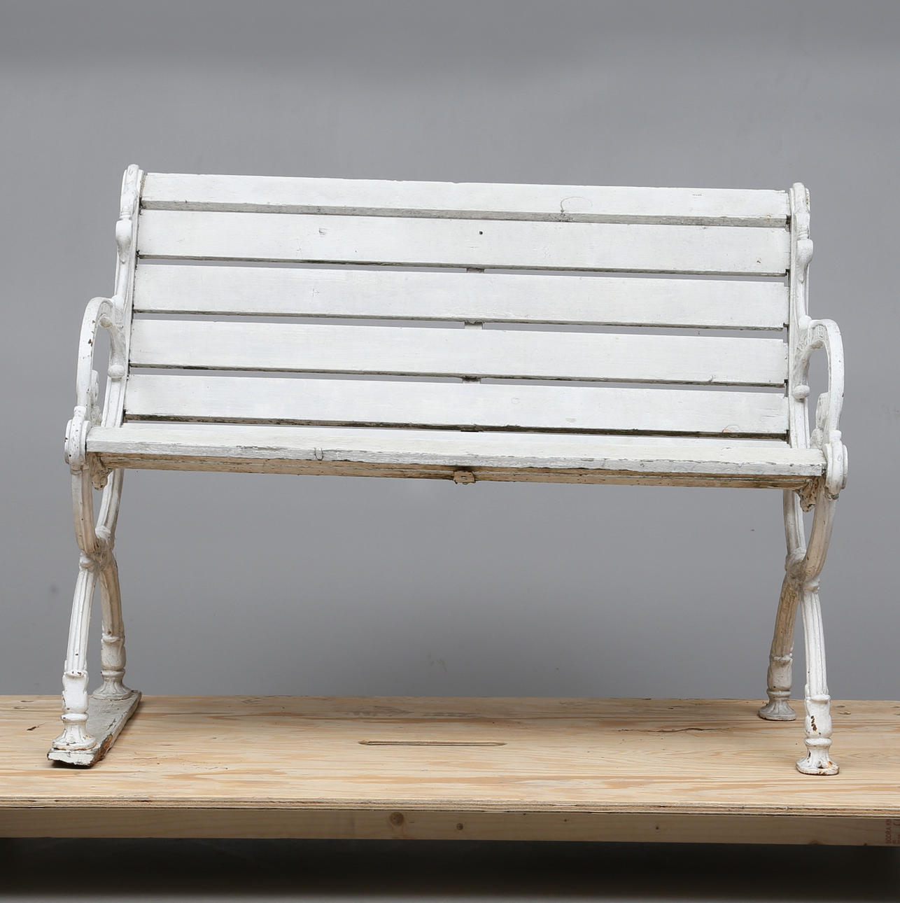 PARKSOFFA, gjutjärn, Näfveqvarns Bruk, 1900-talets början.