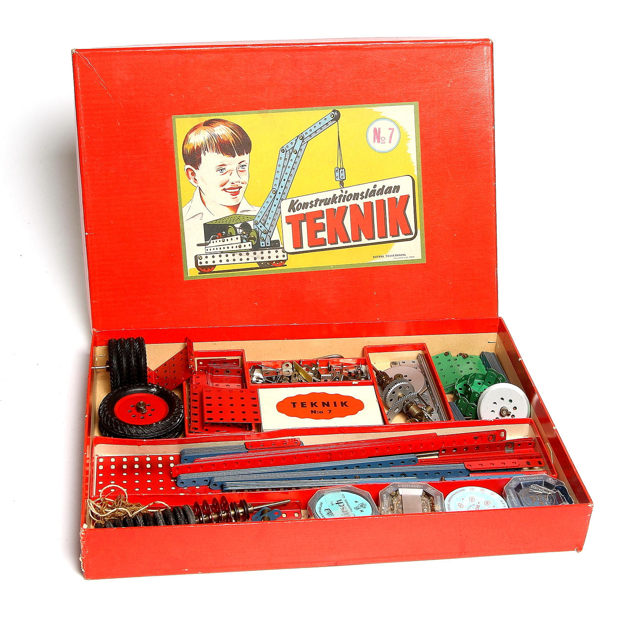 KONSTRUKTIONSLÅDAN TEKNIK, No. 7. Sverige. 1900-talets mitt.