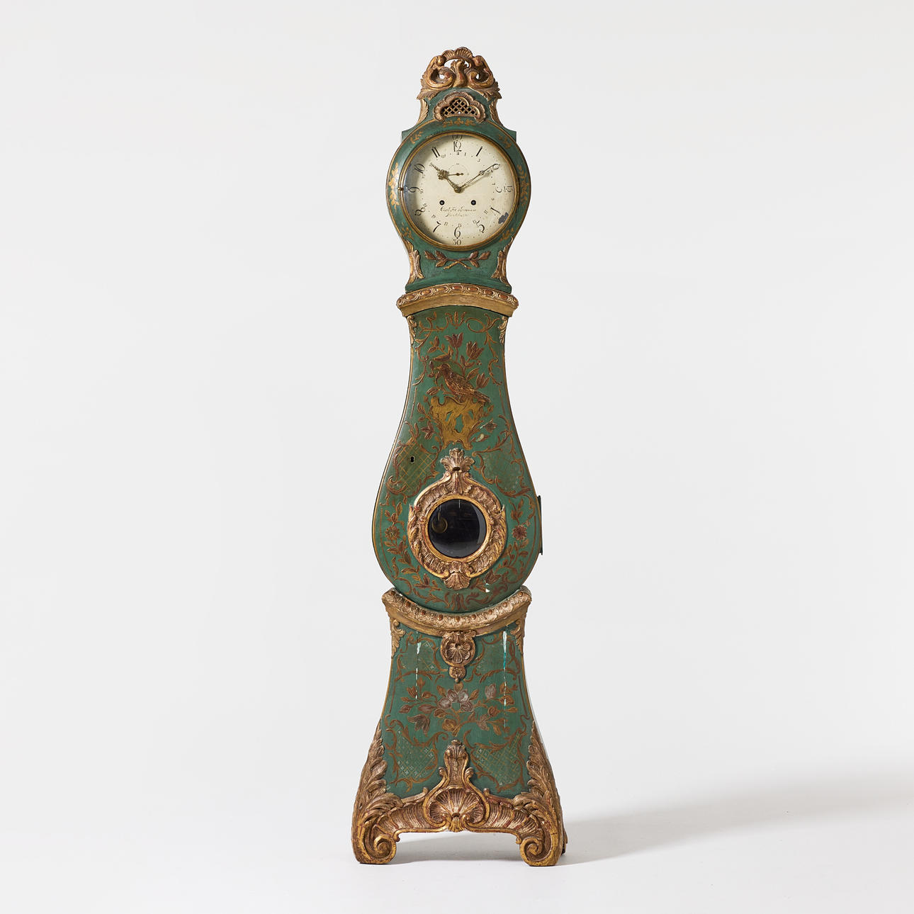FLOORCLOCK, Stockholm work in Rococo, mid/third quarter of the 18th ...
