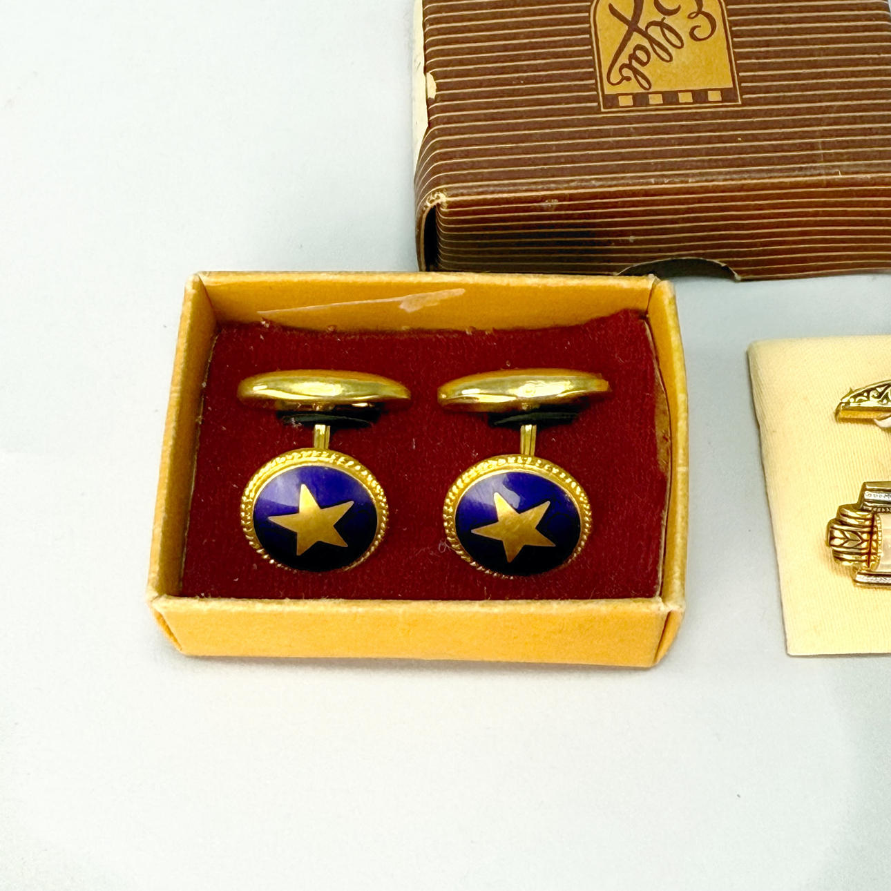CUFFLINKS- 2 pairs.