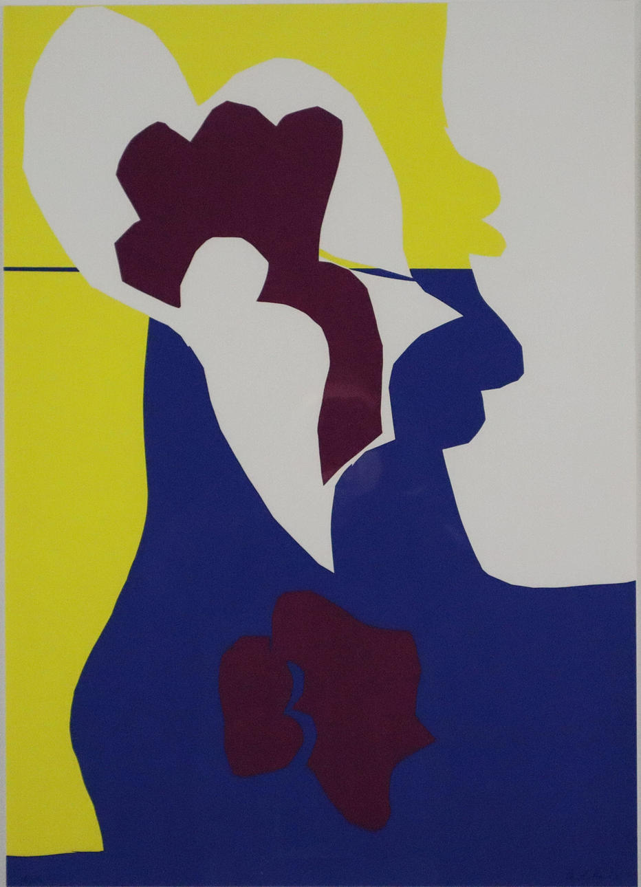 STOCKER, CARLOTTA. - Sans Titre, screen print, signed by hand.