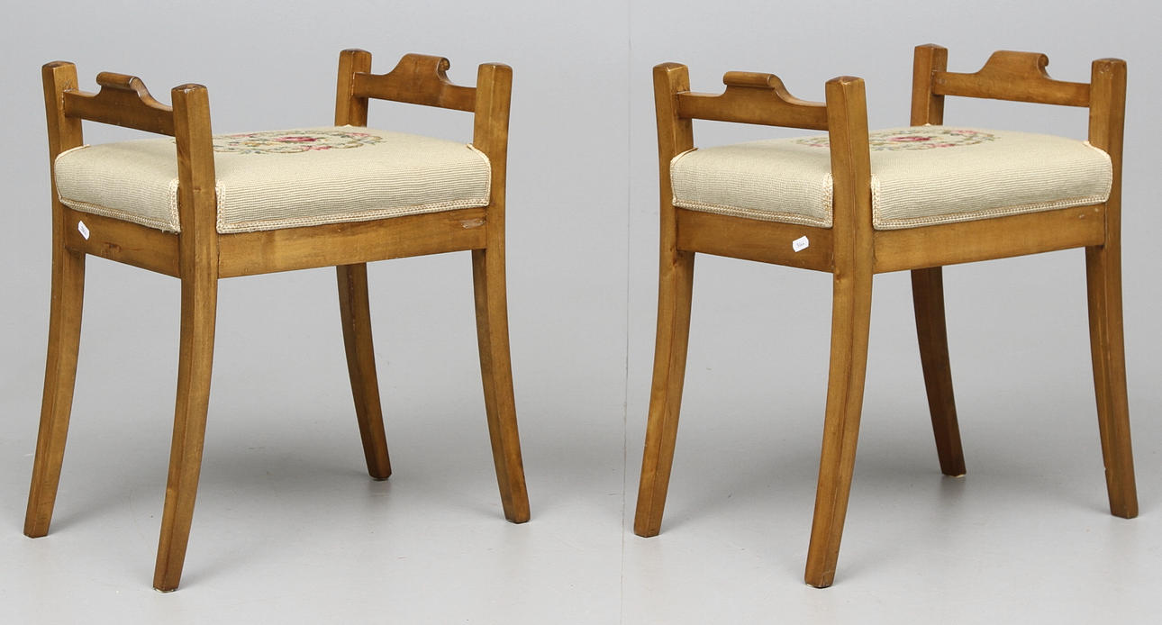 BANKETTER, 1 par, Karl Johan, 1800-talets mitt.