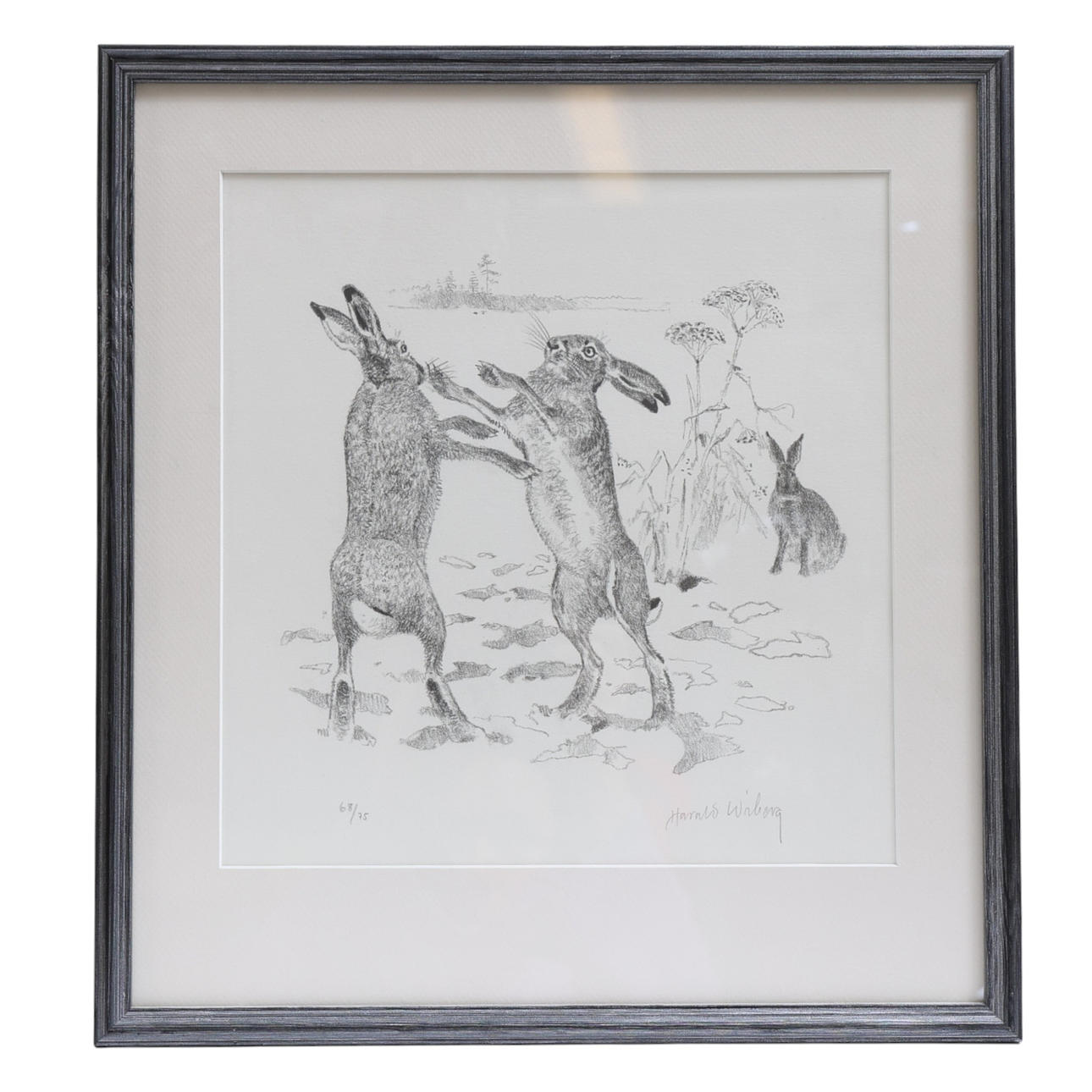 HARALD WIBERG. lithograph, signed & numbered 68/75.