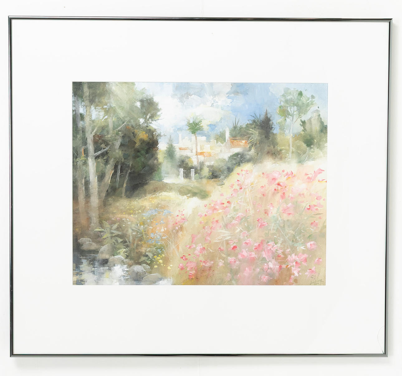 GÖRAN BILLING (BORN 1956). gouache. signed.