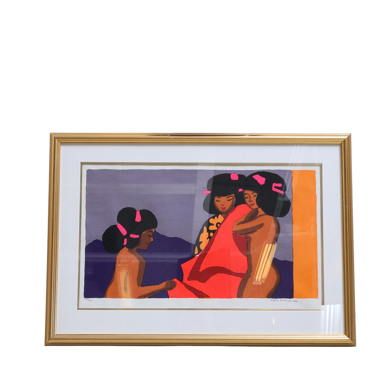 LARS NORRMAN. Four colour lithographs, signed and numbered 321/360