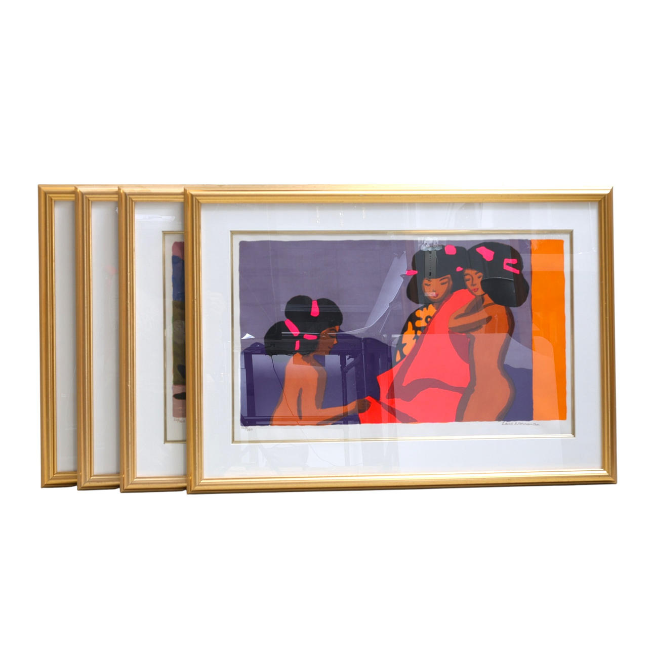 LARS NORRMAN. Four colour lithographs, signed and numbered 321/360