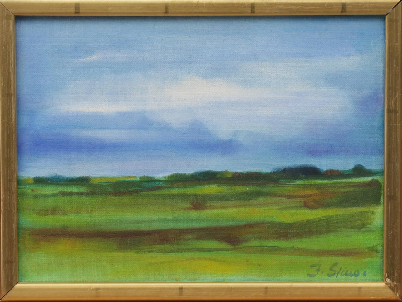 JOSEF SIMON. OIL, on canvas, signed.