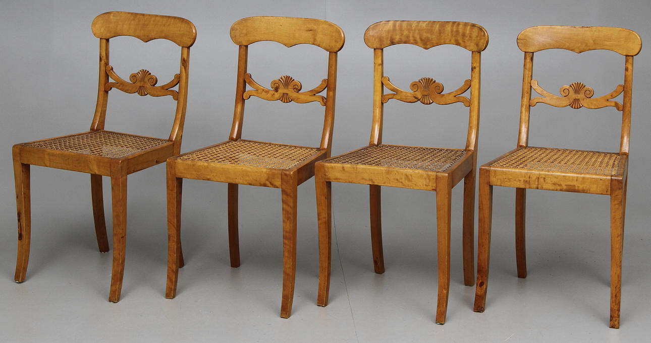 STOLAR, 4 st, Karl Johan, 1800-talets mitt.